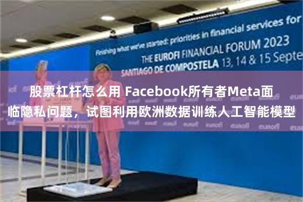 股票杠杆怎么用 Facebook所有者Meta面临隐私问题，试图利用欧洲数据训练人工智能模型