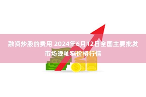 融资炒股的费用 2024年6月12日全国主要批发市场晚籼稻价格行情