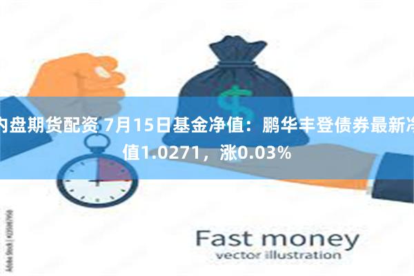 内盘期货配资 7月15日基金净值：鹏华丰登债券最新净值1.0271，涨0.03%