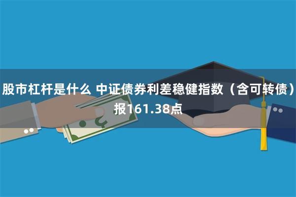 股市杠杆是什么 中证债券利差稳健指数（含可转债）报161.38点