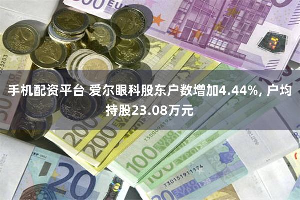 手机配资平台 爱尔眼科股东户数增加4.44%, 户均持股23.08万元