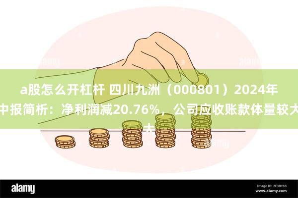 a股怎么开杠杆 四川九洲（000801）2024年中报简析：净利润减20.76%，公司应收账款体量较大