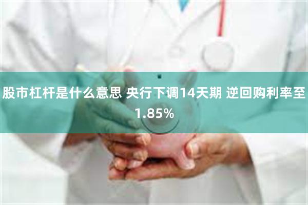 股市杠杆是什么意思 央行下调14天期 逆回购利率至1.85%