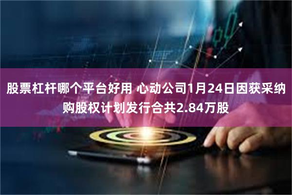 股票杠杆哪个平台好用 心动公司1月24日因获采纳购股权计划发行合共2.84万股